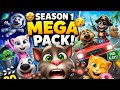 🤩 Season 1 MEGA PACK! 🥳 Talking Tom Shorts Compilation