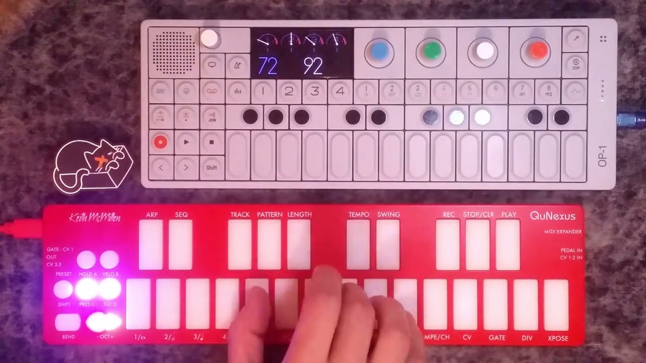 day fifteen with OP-1 & QuNexus