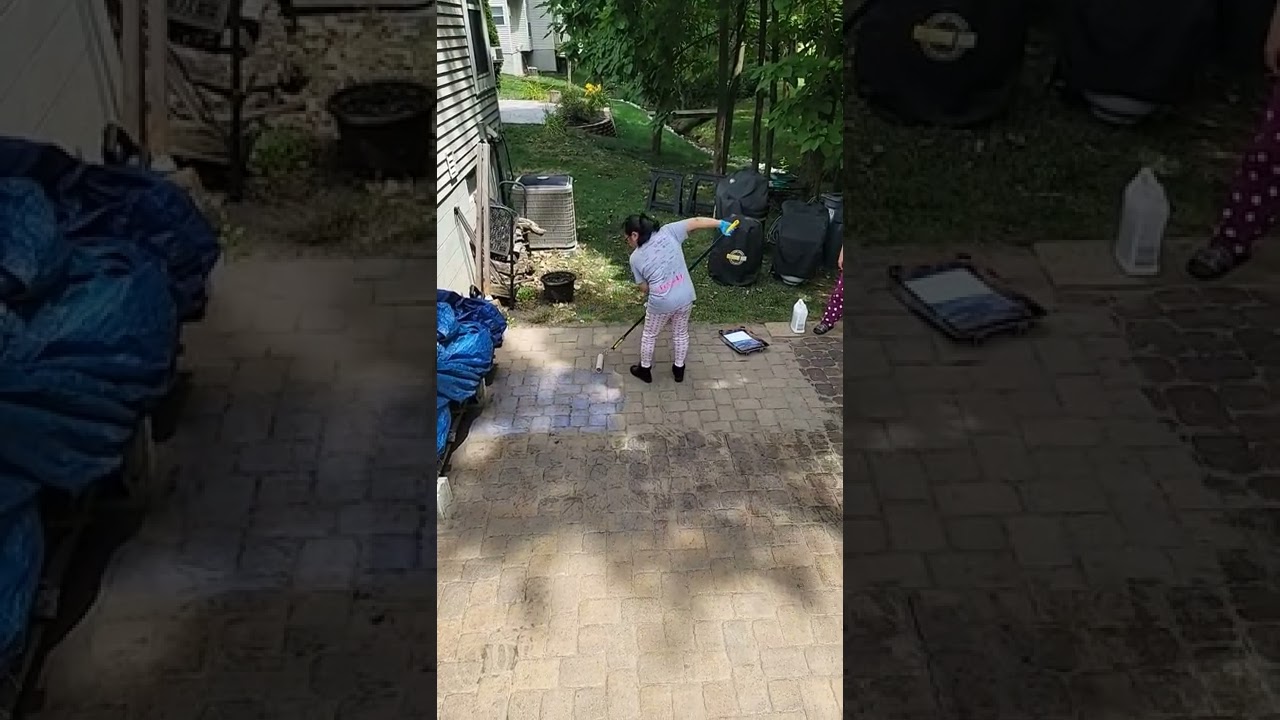 Valspar high gloss paver sealer