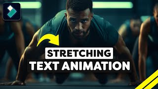 How To Make Stretching Text Animation On Filmora 13
