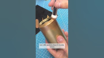 How to paint a worn metal effect