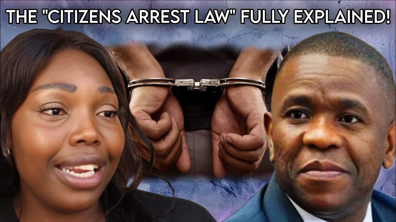 The "CITIZENS ARREST LAW" Of South Africa Fully Explained!