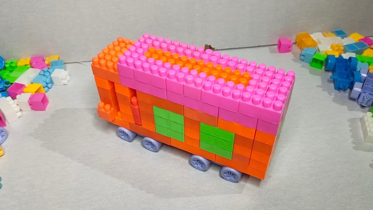 Satisfying DIY Blocks Bus / ASMR / Building Blocks/ Blocks Game / Building Blocks fun.