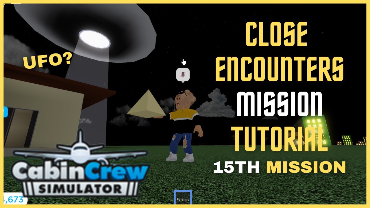 Close Encounters Mission Tutorial in Cabin Crew Simulator | ROBLOX