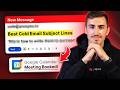 I Tried 47 Cold Email Subject Lines, These Are the Best