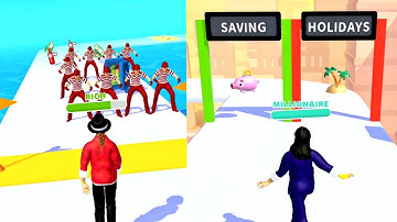 Run Rich 3D 👸🤑 NEW UPDATE!! All Levels Gameplay Walkthrough Levels 239-241