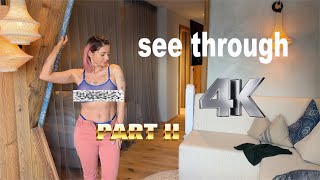 4K Transparent Lingerie Try On Haul- Transparent Mini Dresses Sheer Dresses And See Through Mesh