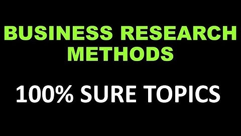 BUSINESS RESEARCH METHODS | SURE TOPICS | RESEARCH DESIGN | BCOM BBA |CALICUT UNIVERSITY | FIFTH SEM