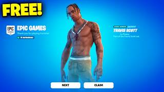 How to Get the TRAVIS SCOTT Skin for FREE in FORTNITE 2026!