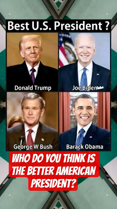 Who do you think is the better American president? #america #newyork #newsamerican