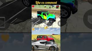 🚙 Thar Vs Train Challenge | Indian Theft Auto vs Indian Bike Driving 3D