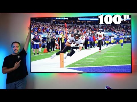 SUPER BRIGHT Hisense 100U8QG 4K Mini LED ULED 4K 5000nits Of Brightness 