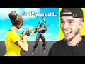 I met the best 40 YEAR OLD Fortnite player in duo fill...