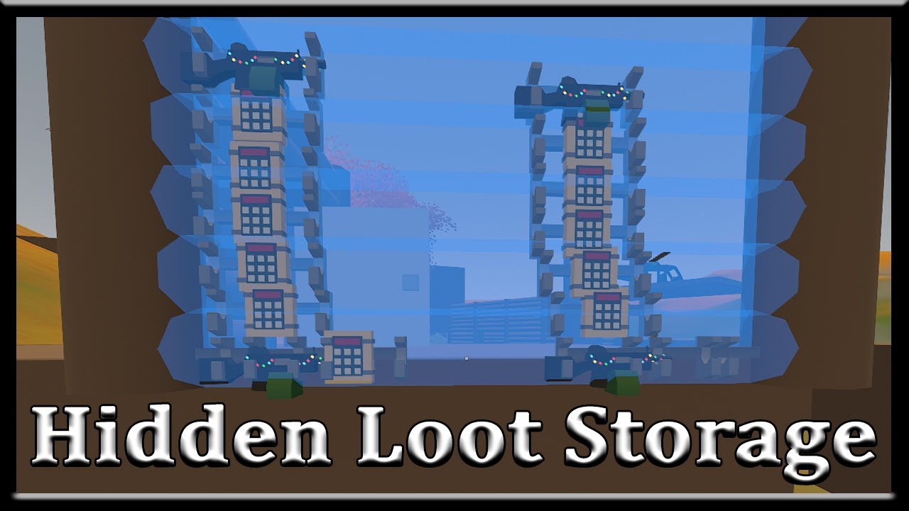 Unturned Glitches - Hide Loot In Objects