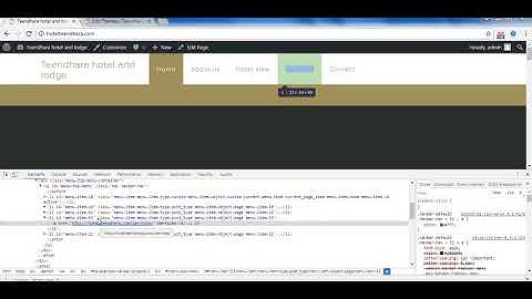 moving menu from left to right in wordpress
