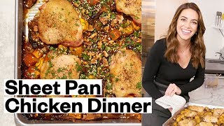 Miso Sheet Pan Chicken and Vegetables