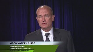 Video Voters' Guide - King County Sheriff: John Urquhart