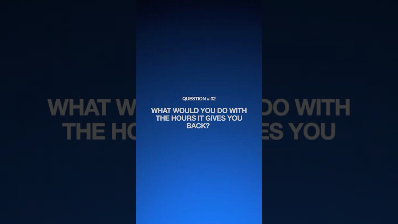 What Would You Do With the Hours AI Gives Back?