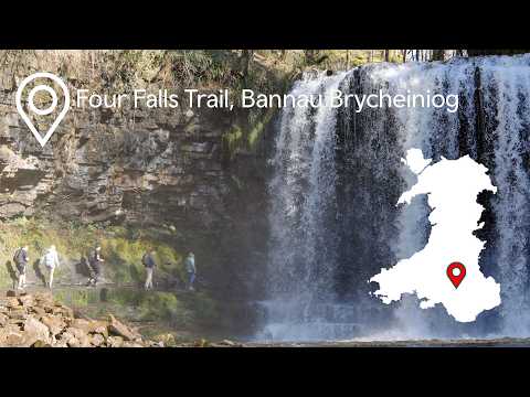 Chill Cymru: Magnificent Waterfalls on the Four Falls Trail, Bannau Brycheiniog - Slow TV ASMR