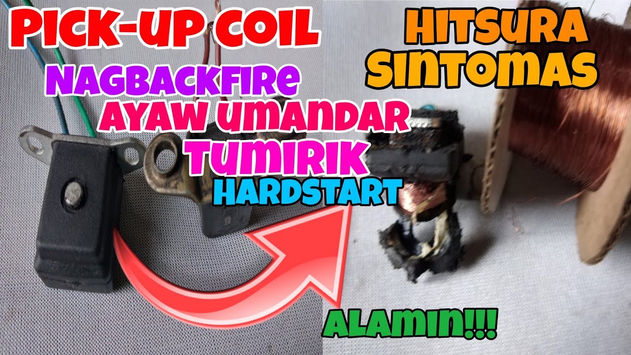 Hitsura at Sintomas ng Pick-up Coil/Pulser na Malapit ng Masira sa inyung Motorsiklo.
