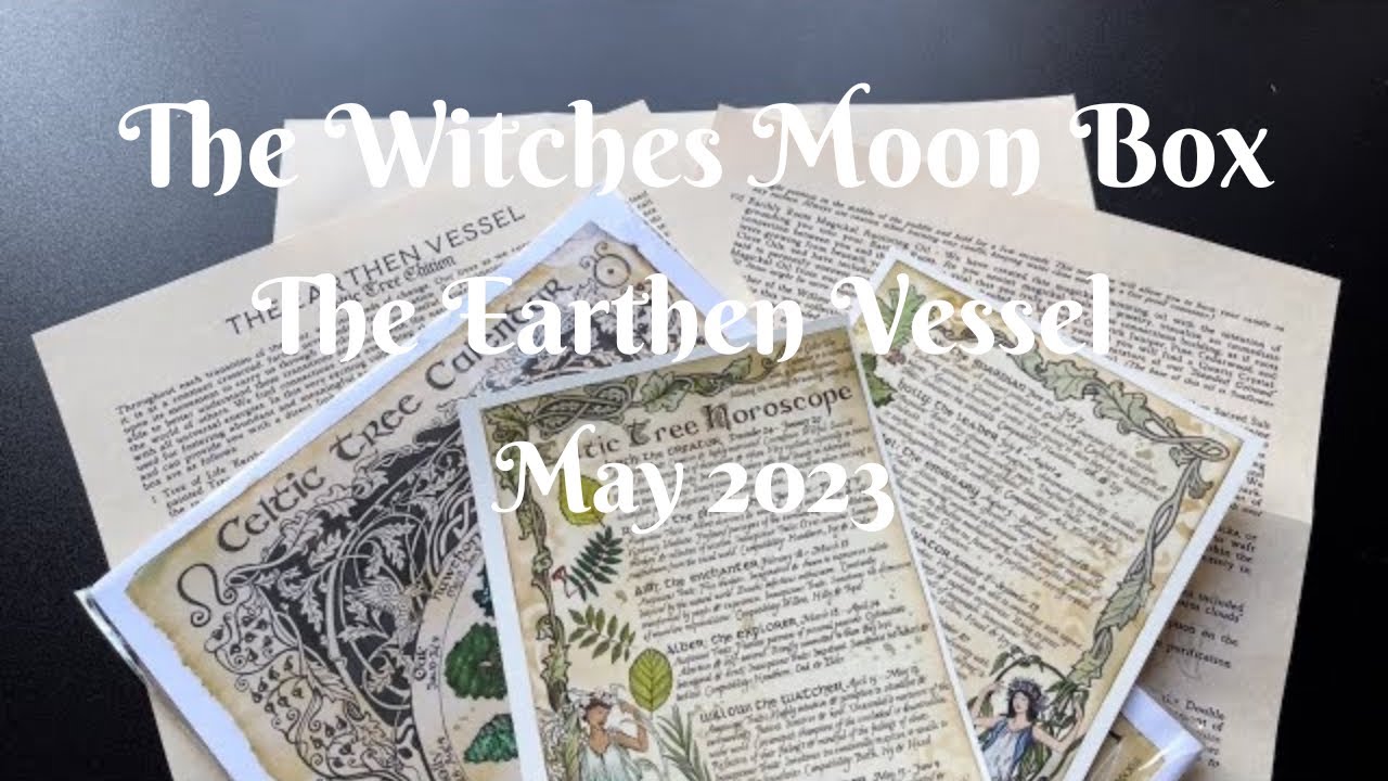The Earthen Vessel – Celtic Tree Edition | The Witches Moon Box Subscription Unboxing | May 2023