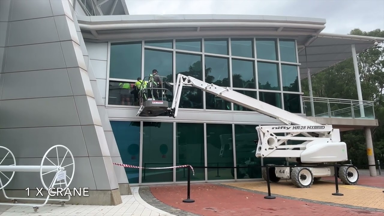Glass Repair at Sydney Olympic Park Aquatic Centre