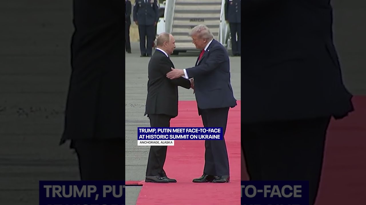 Trump Putin Shake Hands Before Historic Summit In Alaska