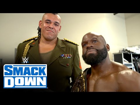 Apollo Crews & Commander Azeez take control of the interview: SmackDown Exclusive, June, 18, 2021