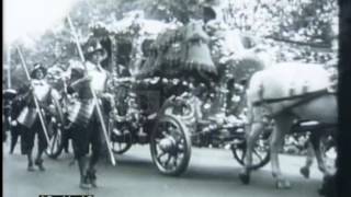 School Children At Queen Elizabeth II Coronation, 1953 - Film 8394