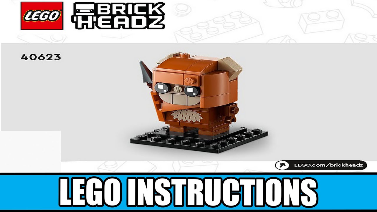 BrickHeadz Star Wars | Battle of Endor Heroes (Wicket) LEGO instructions