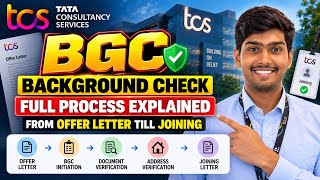 TCS BGC Background Verification✅  Full Process 🚨 | After Offer Letter to Joining | TCS BGC Freshers 
