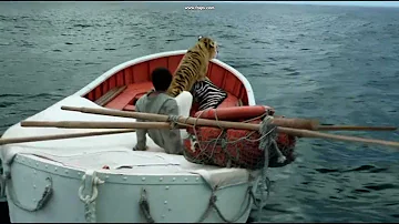 Life of Pi 2012 HD Movie Clip 720p HD (Pi Meeting The Tiger)