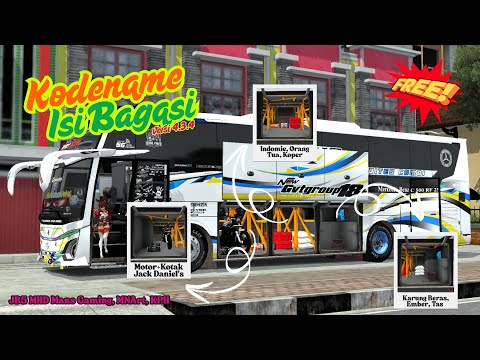 SHARE‼️ Kodename ACC isi Bagasi JB5 MHD || MNart x Mans Gaming x KJA Group || bussid 4.3.4