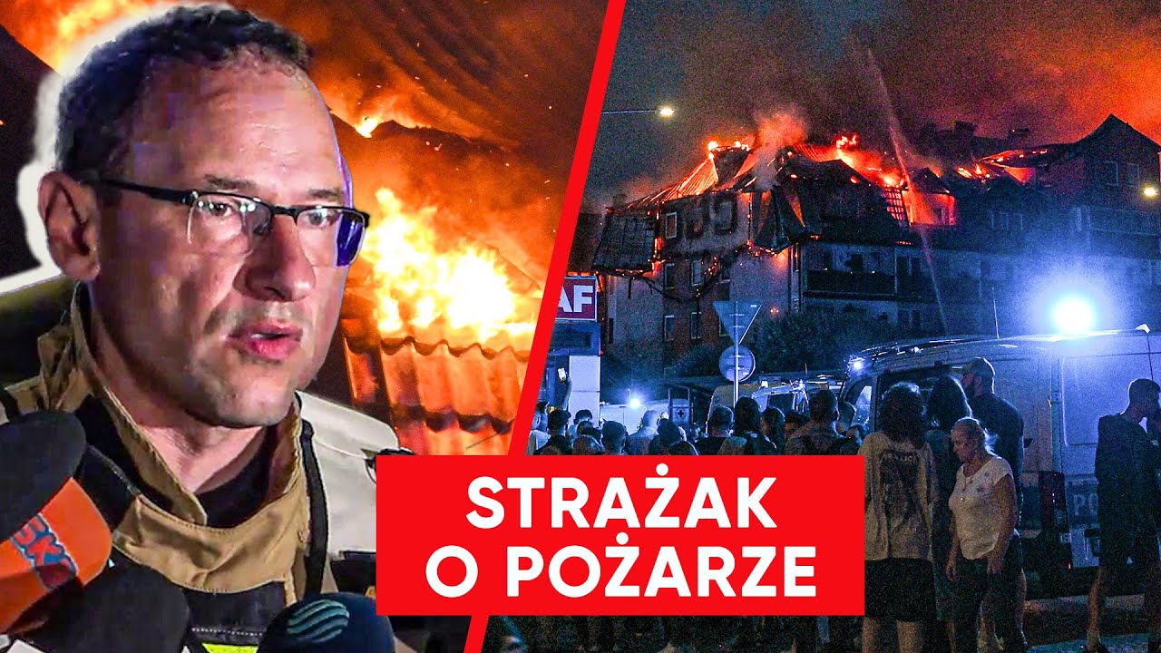 Potężny pożar w Ząbkach ugaszony. Co było przyczyną?