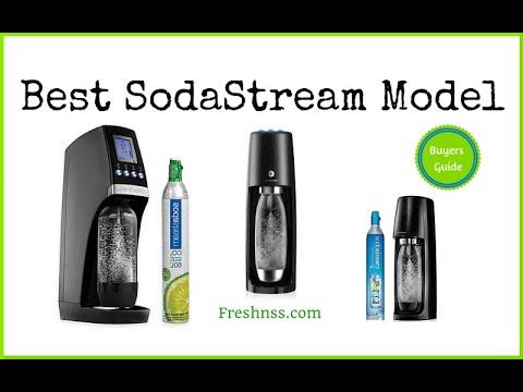 Sodastream Machine Comparison Chart