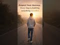 Respect your journey…💯#RespectYourJourney #SelfGrowth #LifeMotivation #TrustTheProcess #NeverGiveUp