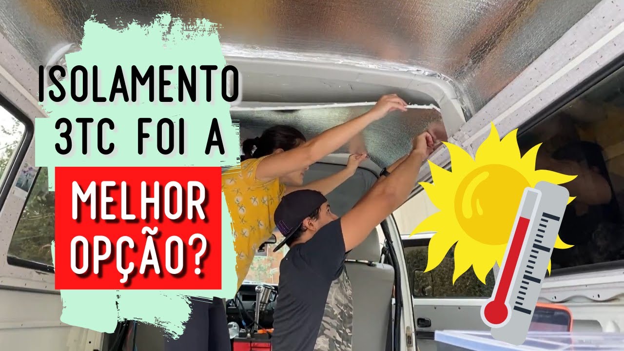 ISOLAMENTO TÉRMICO NA KOMBI - RÁPIDO DE COLOCAR e BARATO