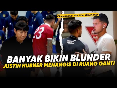 Tangisan Justin Hubner di Locker Room !! Kesedihan Hubner Main Buruk Timnas Indonesia Lawan Libya