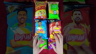 Colorful Chips Packets ASMR 🌈 | Satisfying Tapping & Crunch