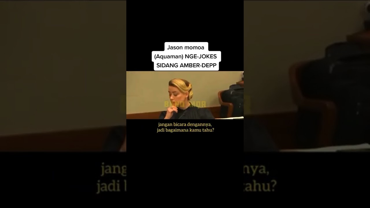 Aquaman on johnny depp & amber heard court room 🤣