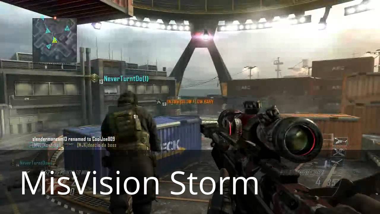 Call of Duty Black Ops 2 with MisVision Class and MisVision Storm