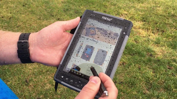 Mesa 2 Rugged Tablet, Capacitive Touch Screen in Rain and Wet Conditions - DayDayNews