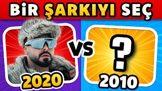Kör Seçim: 2020'ler VS 2010'lar 🎶💜 Sıradakini Bilmeden Bir Şarkıyı Seç