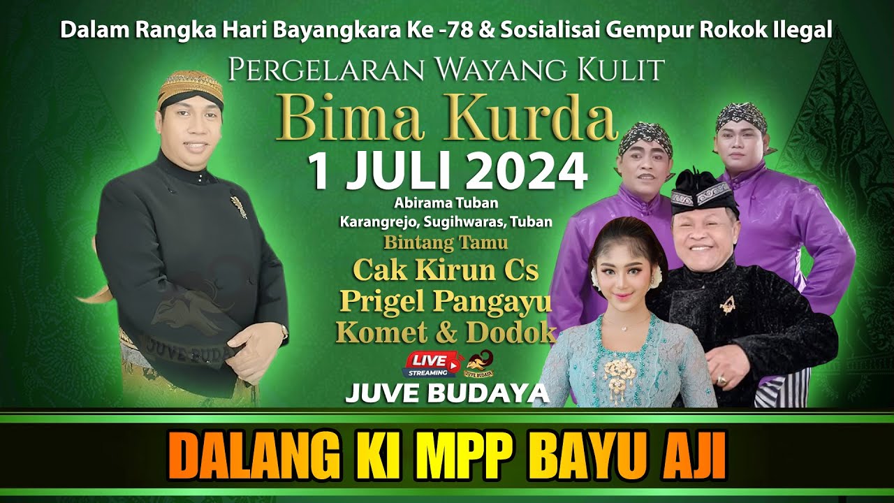 🔴 LIVE STREAMING WAYANG KULIT KI BAYU AJI - 1 JULI  2024