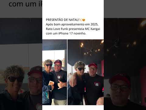 RECEBI UM IPHONE 17 PRO MAX DE PRESENTE DO MEU EMPRESÁRIO RATO LOVE FUNK
