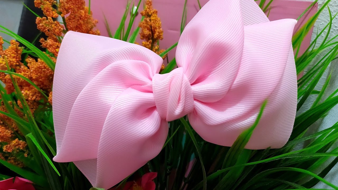 broche rojo , moños para niñas fácil de realizar ,hand embroidery ,increíble convinacion ,laço🎀