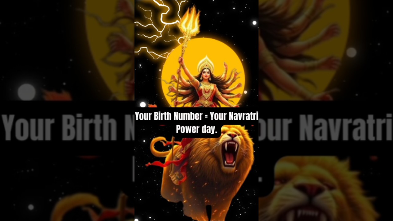 Navratri's most fruitful days according to your birth no. #navratri #navratrispecial #numerology