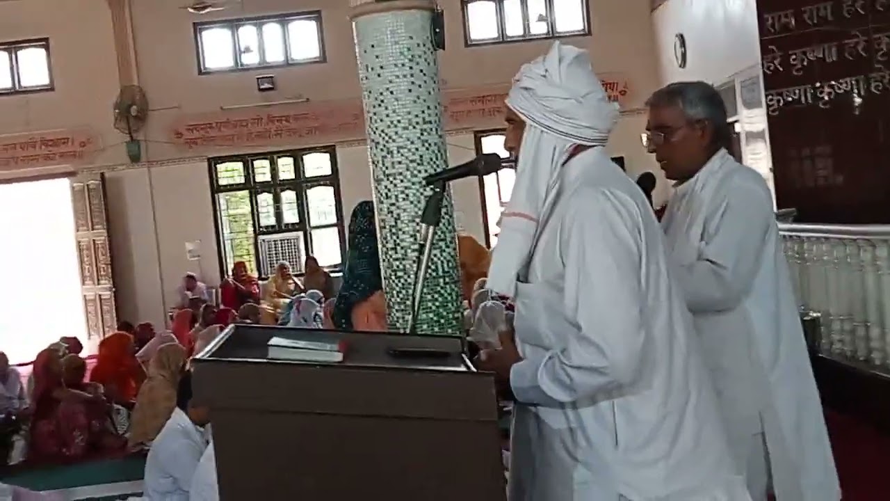 चमत्कारी संत श्री चंद्रभान जी महाराज का सत्संग गोहाना आश्रम में भजन कीर्तन करते हुए भक्तजन 🙏🙏