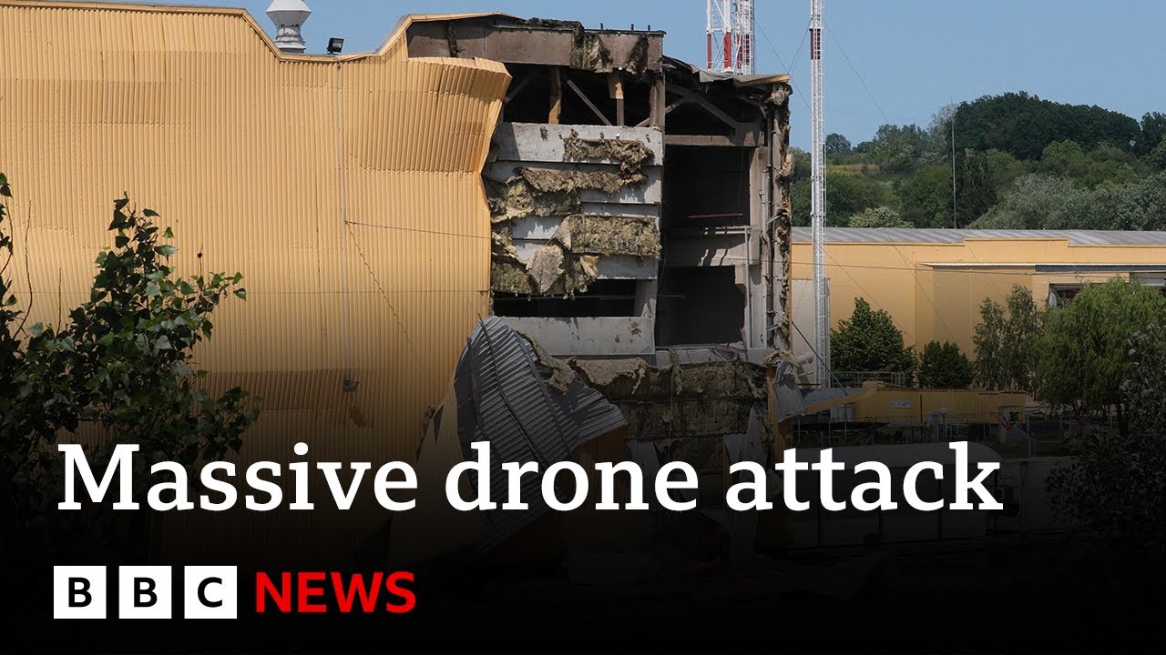 Ukraine war: Kyiv hit by new massive Russian drone attack – BBC News