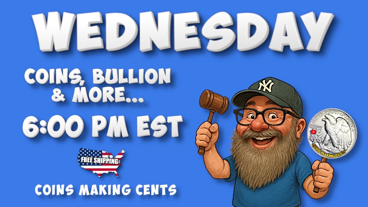 Wednesday Night Auction - January 28th. 2026 at 6pm Eastern, 3pm Pacific.